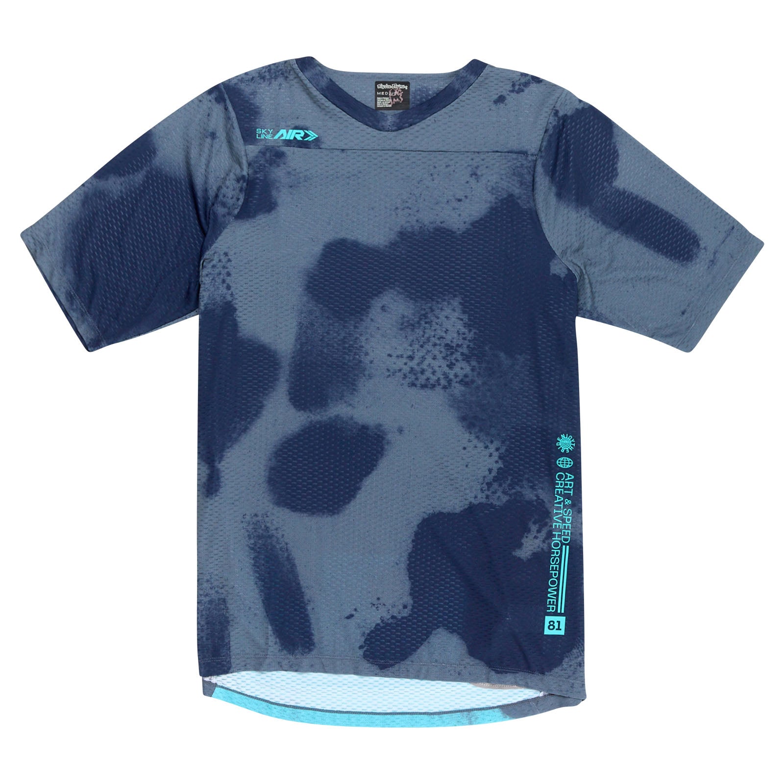 Skyline Air Short Sleeve Jersey Flared Steel