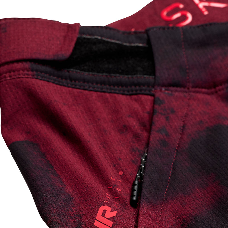 Short Skyline Air avec doublure évasée, couleur bordeaux