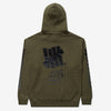 Sweat à capuche Undefeated X Troy Lee Designs Olive