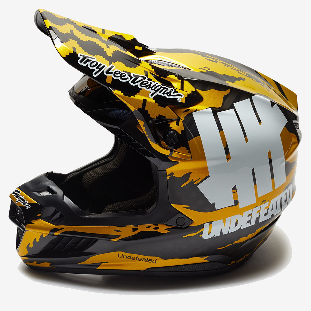 Casque SE5 Carbon Undefeated X Troy Lee Designs Or / Noir