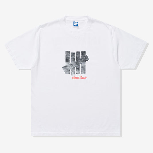 Short Sleeve Tee Undefeated X Troy Lee Designs White