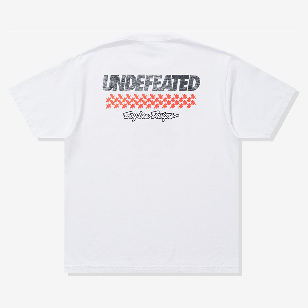 Short Sleeve Tee Undefeated X Troy Lee Designs White