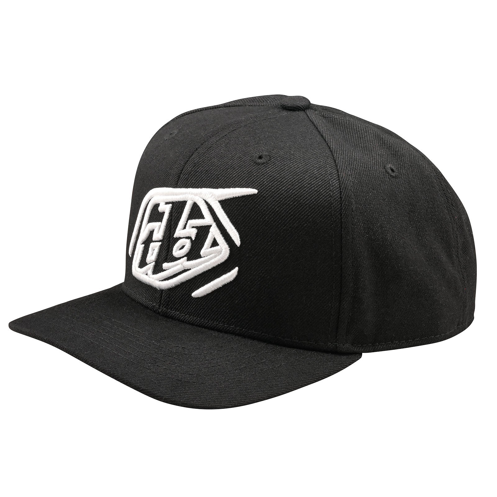 Curved Snapback Hat Badge Black