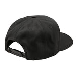 Curved Snapback Hat Badge Black