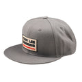 Casquette plate bleu fumé