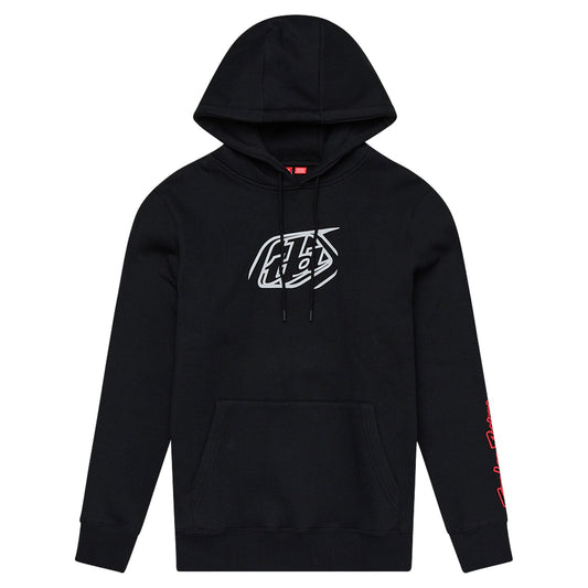 Pullover Hoodie Badge Black