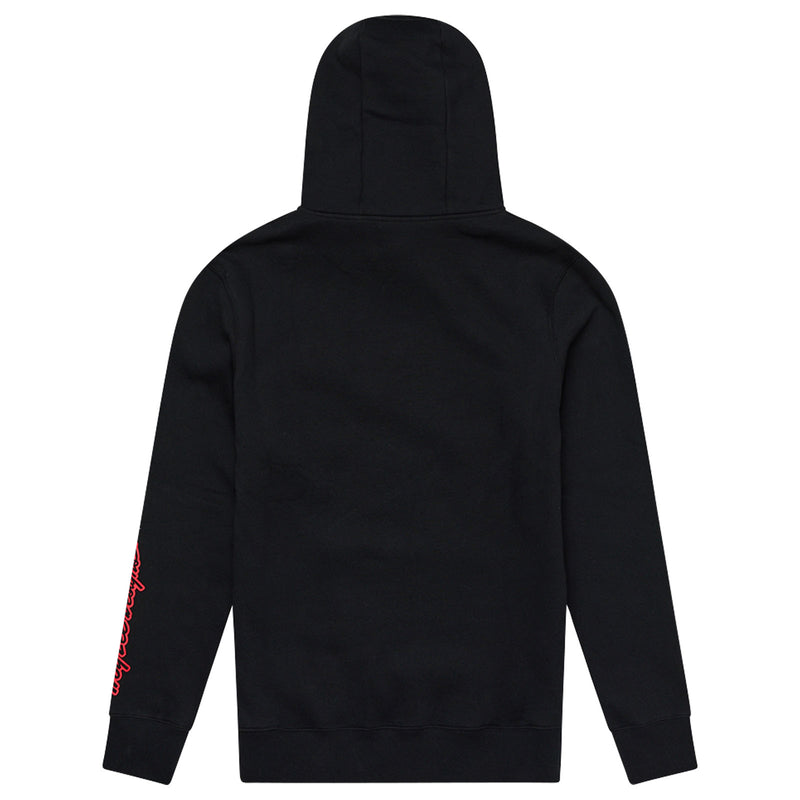 Sweat à capuche noir avec badge