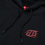 Sweat à capuche noir de marque