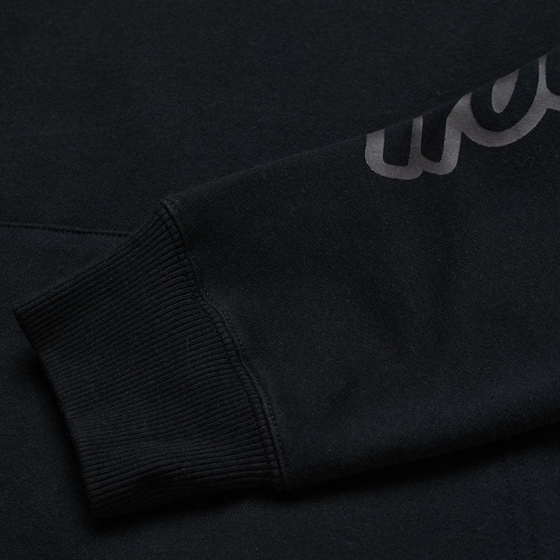Sweat à capuche noir de marque
