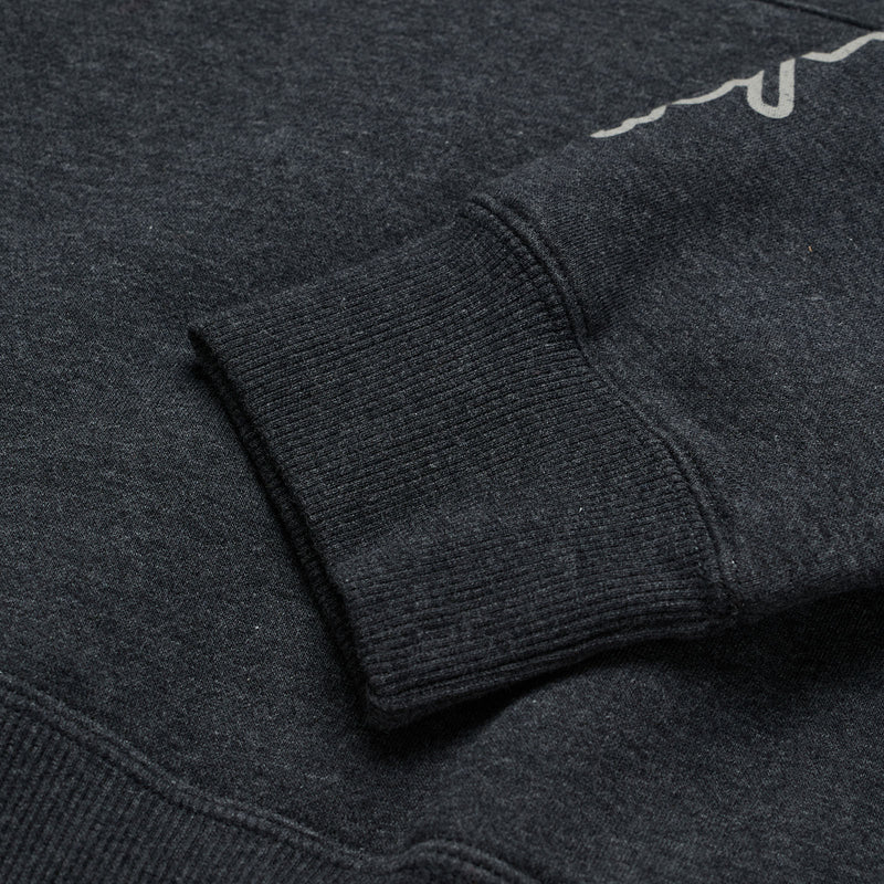 Pullover Hoodie Fade Out Black Heather