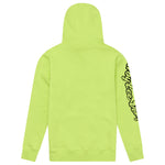Sweat à capuche Peace Out jaune fluo