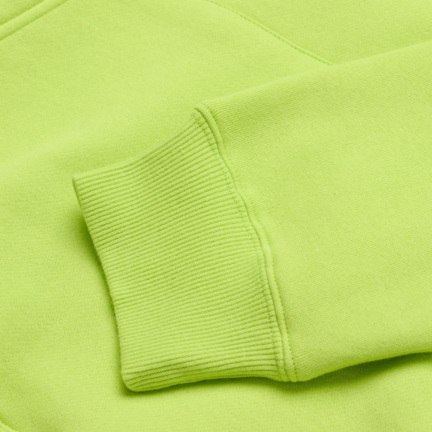 Sweat à capuche Peace Out jaune fluo
