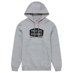 Pullover Hoodie Stamp Gray Heather