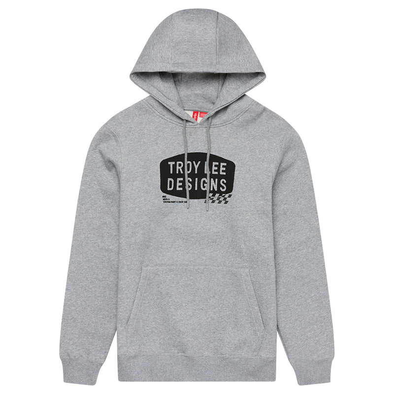 Pullover Hoodie Stamp Gray Heather