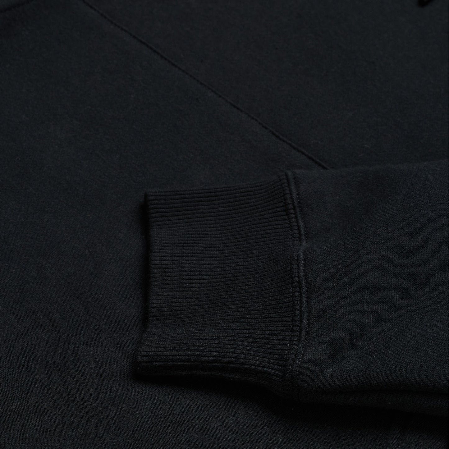 Sweat à capuche noir à effet torche