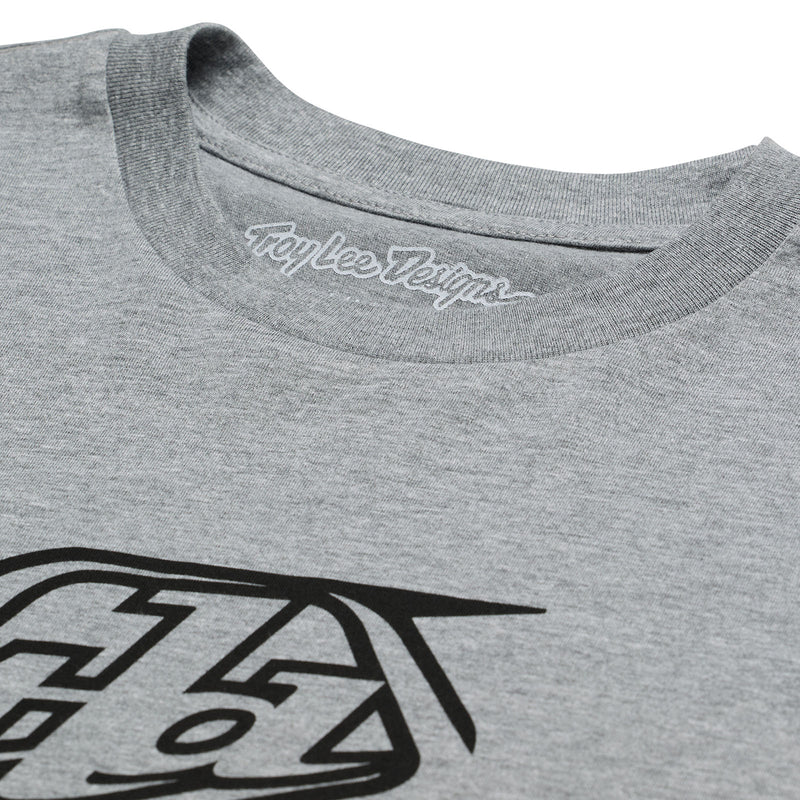 Short Sleeve Tee Badge Gray Heather