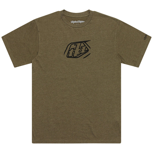 Short Sleeve Tee Badge Olive Heather