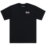 T-shirt à manches courtes noir de l'usine