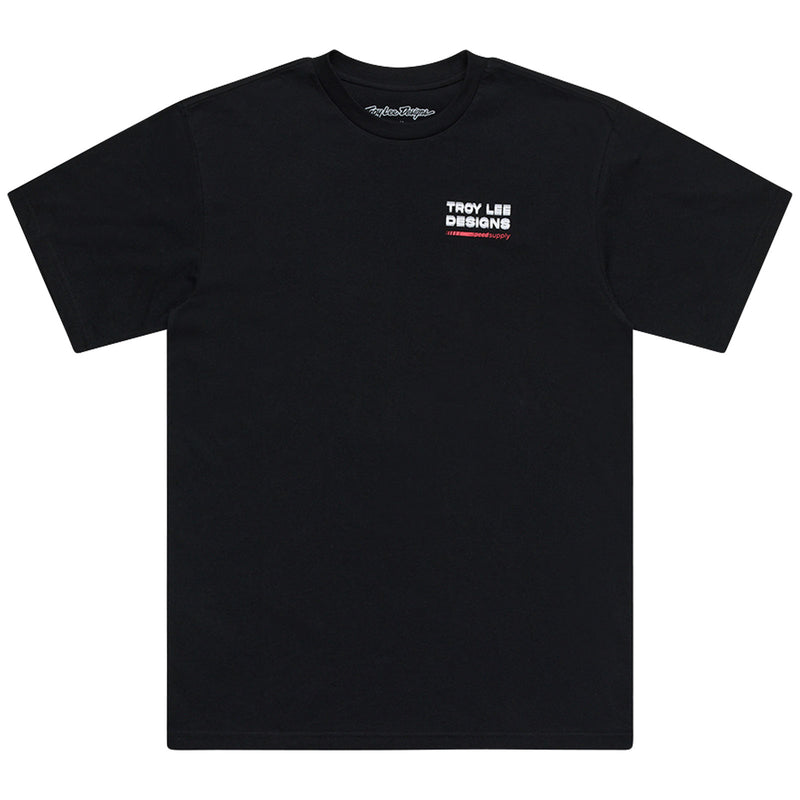 T-shirt à manches courtes noir de l'usine