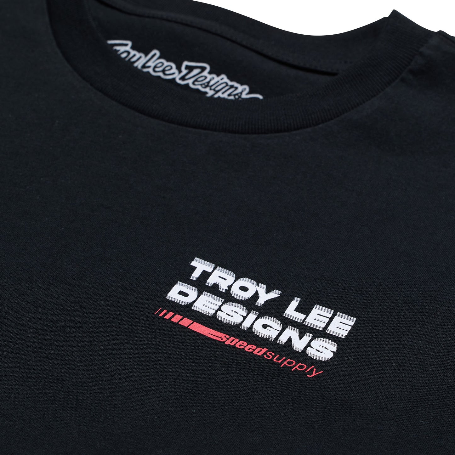 T-shirt à manches courtes noir de l'usine