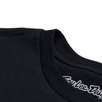 T-shirt à manches courtes noir de l'usine