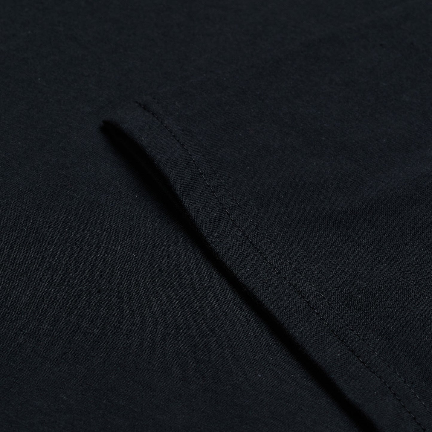 T-shirt à manches courtes noir de l'usine