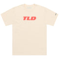 T-shirt à manches courtes blanc vintage dégradé
