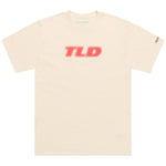 T-shirt à manches courtes blanc vintage dégradé