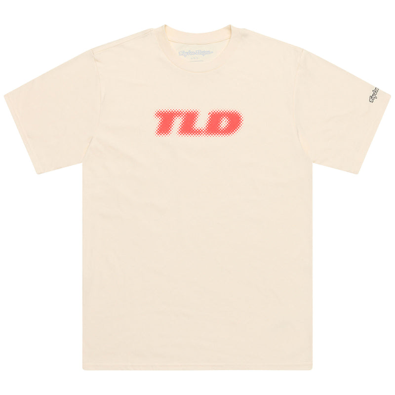 T-shirt à manches courtes blanc vintage dégradé