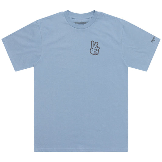 Short Sleeve Tee Peace Out Smoke Blue