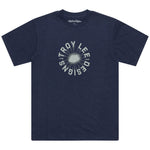 T-shirt à manches courtes Rotation Marine Gris chiné