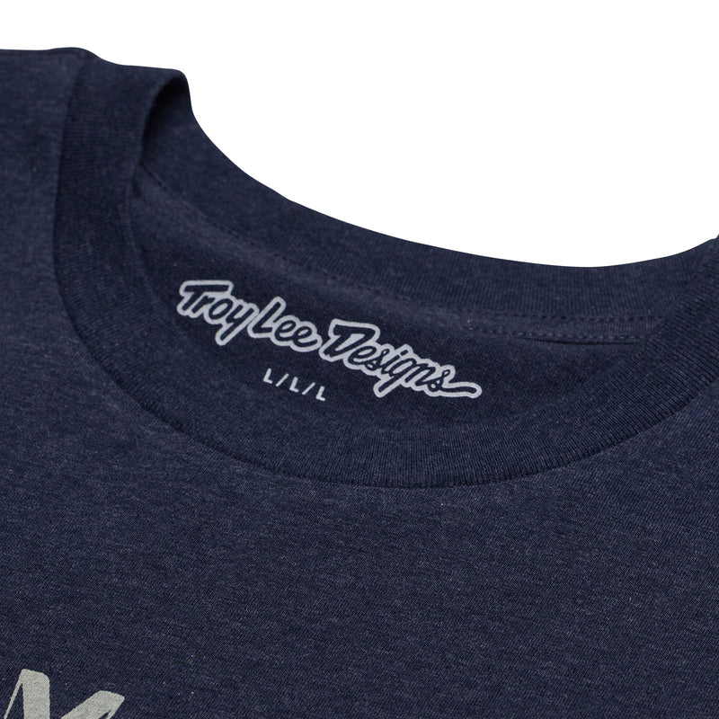 T-shirt à manches courtes Rotation Marine Gris chiné