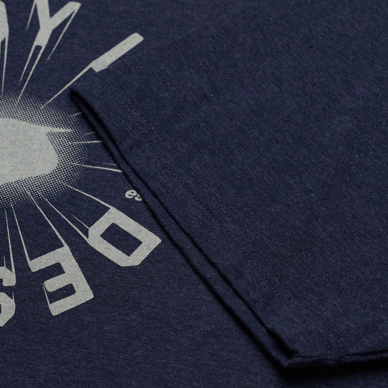 T-shirt à manches courtes Rotation Marine Gris chiné