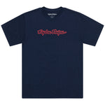 T-shirt à manches courtes bleu marine signature