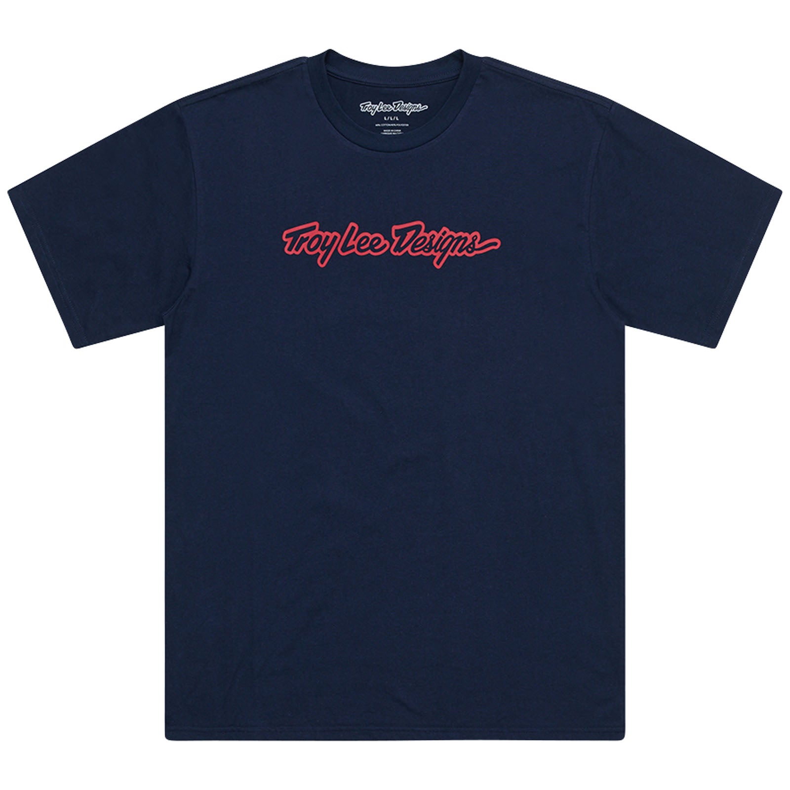 T-shirt à manches courtes bleu marine signature