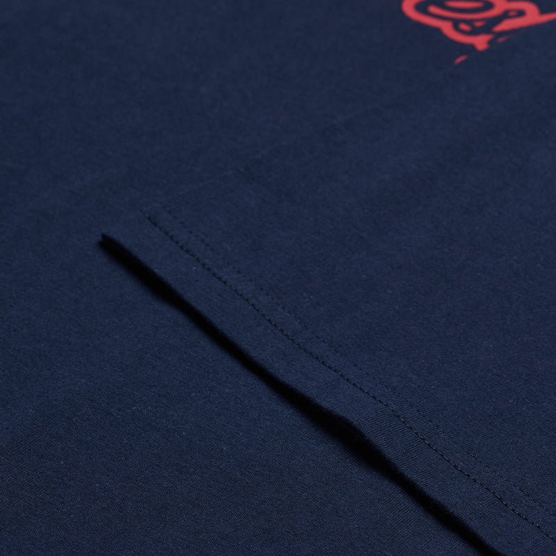 T-shirt à manches courtes bleu marine signature