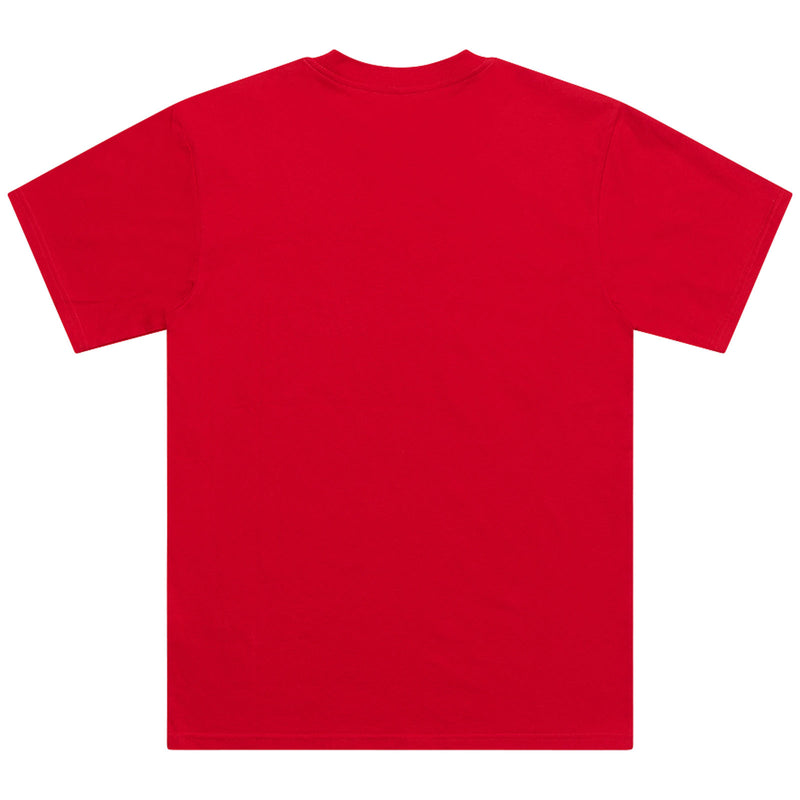 T-shirt à manches courtes rouge de l'équipe Signature