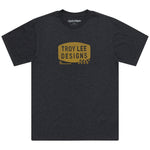 T-shirt à manches courtes noir chiné