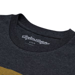 T-shirt à manches courtes noir chiné