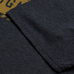 T-shirt à manches courtes noir chiné