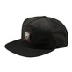 Unstructured Snapback Smiley Black