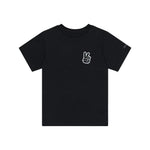 T-shirt à manches courtes pour femme Peace Out noir