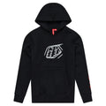 Youth Pullover Hoodie Badge Black