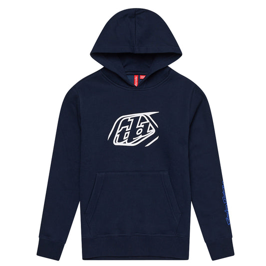 Pull-over pour jeunes, badge bleu marine