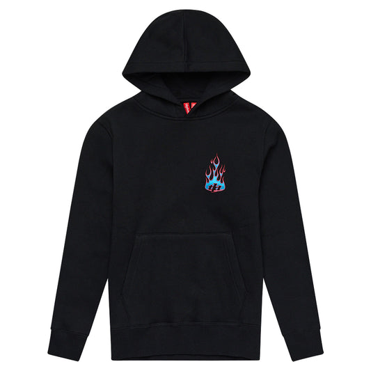 Pull-over pour jeunes, noir flamboyant