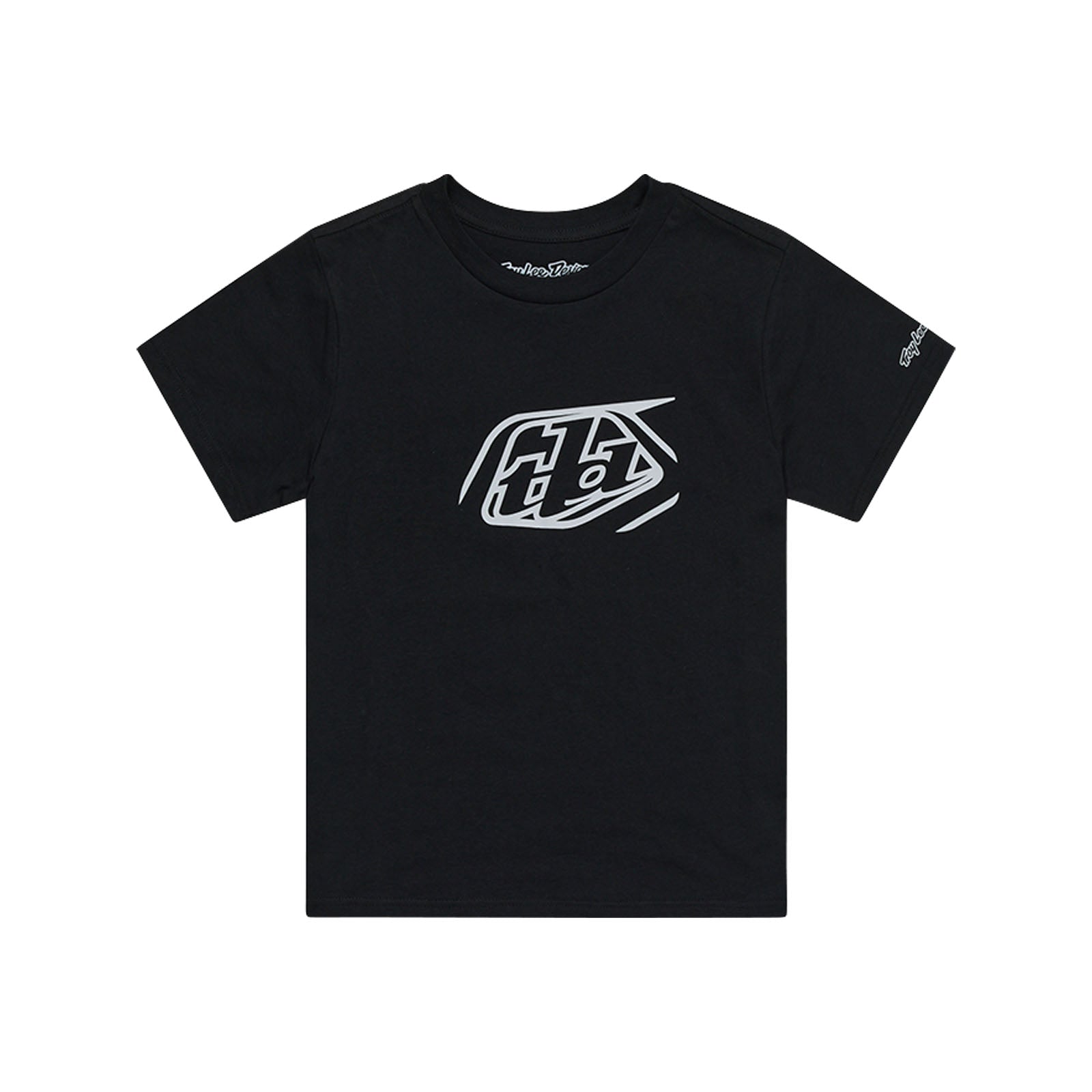 T-shirt à manches courtes pour jeunes avec badge noir