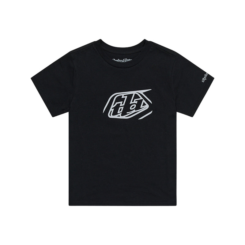 T-shirt à manches courtes pour jeunes avec badge noir