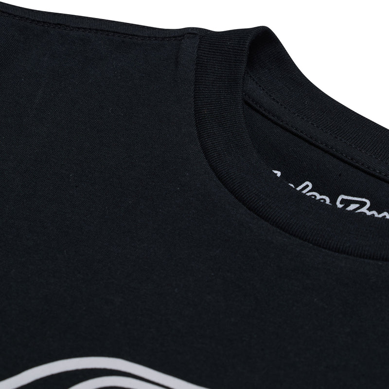 T-shirt à manches courtes pour jeunes avec badge noir