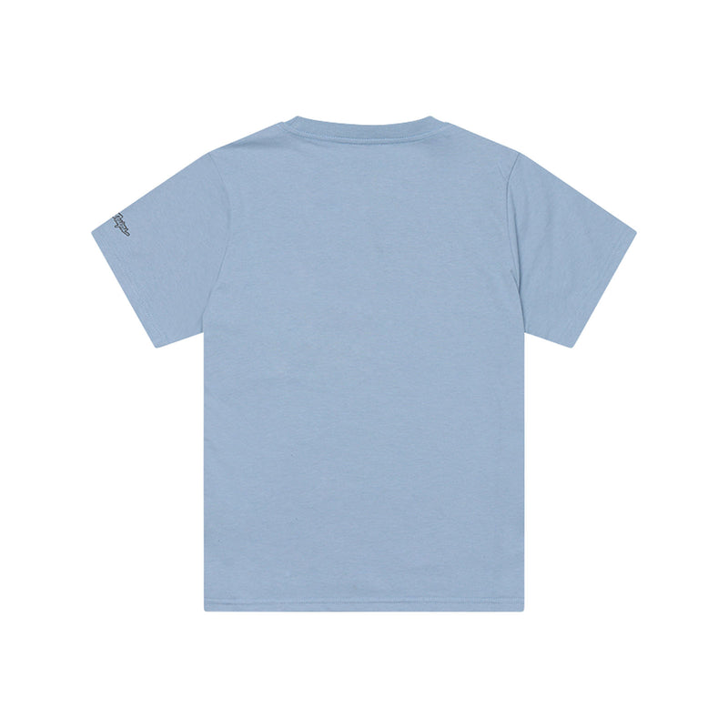 T-shirt à manches courtes pour jeunes Peace Out, bleu fumé
