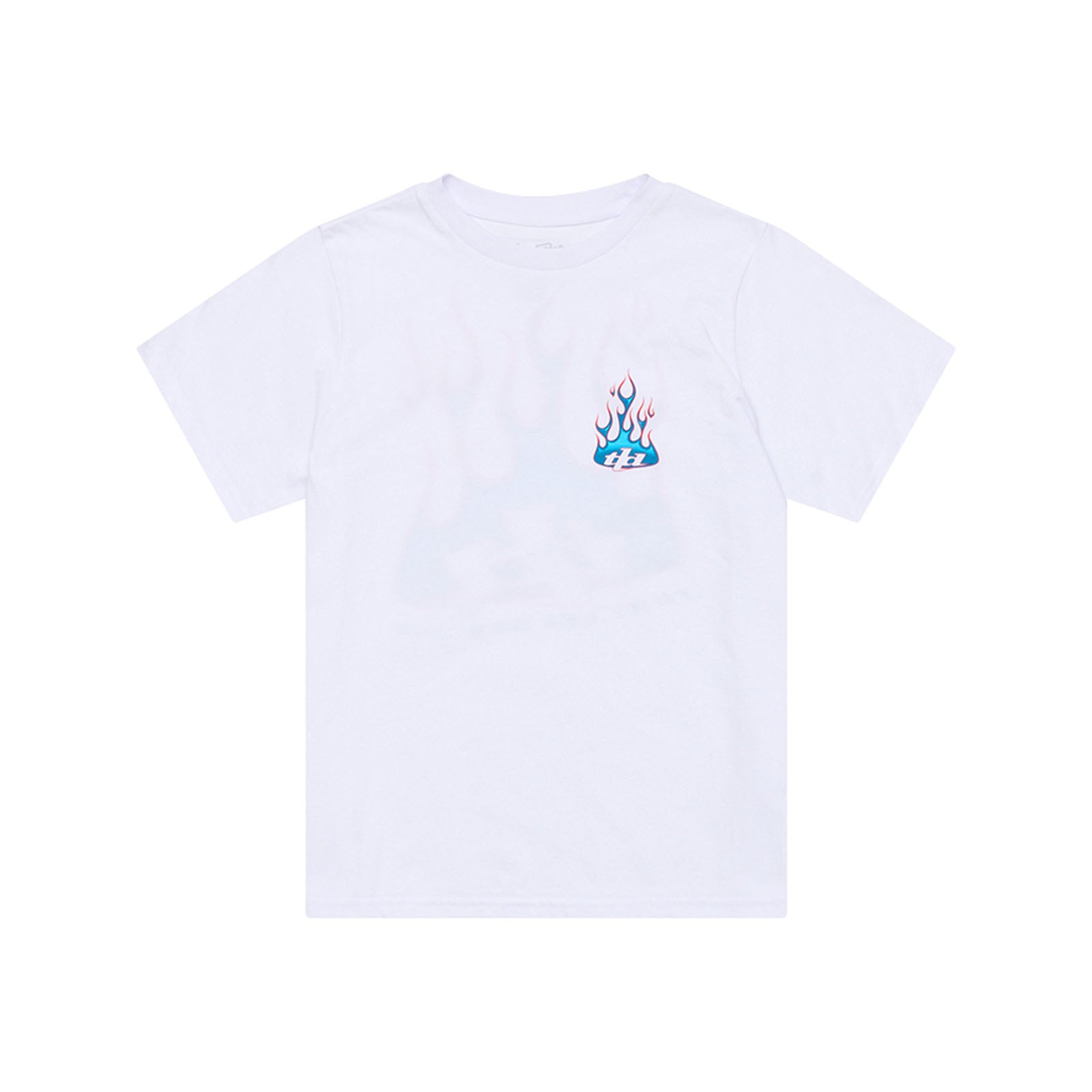 T-shirt à manches courtes pour enfant, blanc brûlé